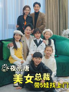 一夜荒唐美女总裁带5娃找上门（77集）短剧介绍