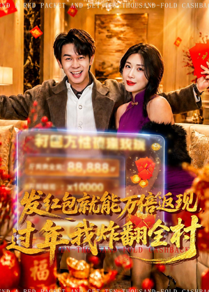 发红包就能万倍返现，过年我炸翻全村（80集）超甜短剧分享