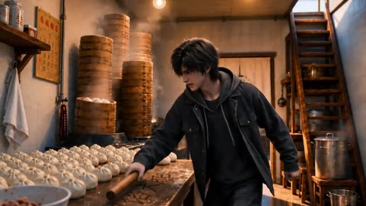 盘下倒闭包子铺，我靠灶灵逆风翻盘（50集）精彩的短剧