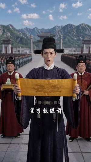 大周令：文科生抄诗破万军（72集）爆款短剧抢先看