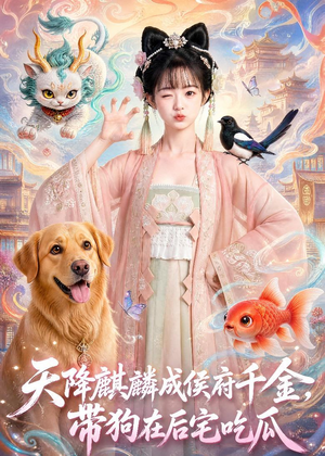 天降麒麟成侯府千金，带狗在后宅吃瓜（60集）火爆热门短剧