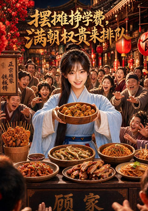 摆摊挣学费，满朝权贵来排队（89集）看到大结局