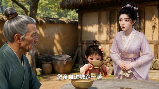 灾年团宠：福宝带全家顿顿吃肉（125集）最新热门短剧