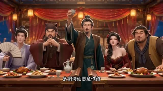 穿越古代成就百万诗仙第一季第五季(153集) 穿越古代成就百万诗仙第一季第五季(153集)全网独播免费看