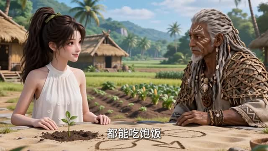 海岛开荒：我的员工是史前萌宠（47集）民国短剧推荐